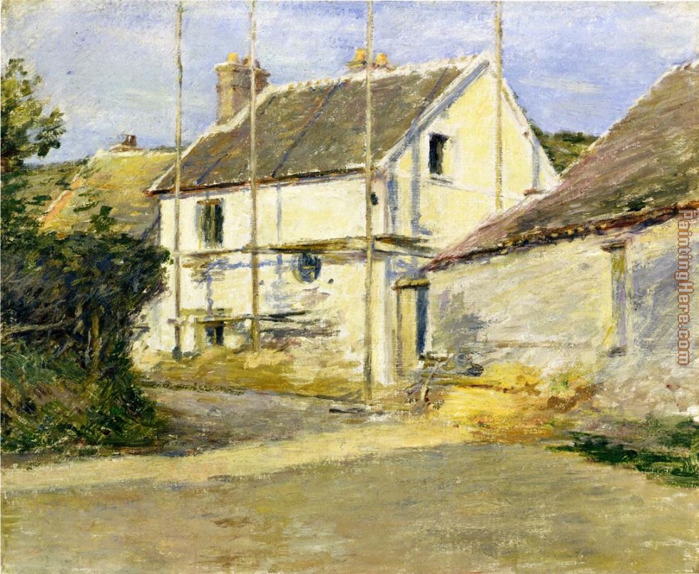 Theodore Robinson House with Scaffolding